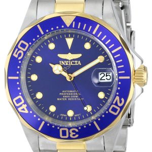 Invicta Herrklocka 17042 Pro Diver Blå/Gulguldtonat stål Ø40 mm