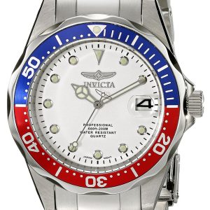 Invicta Herrklocka 17047 Pro Diver Vit/Stål Ø38 mm