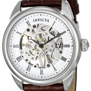 Invicta Herrklocka 17185 Specialty Vit/Läder Ø42 mm