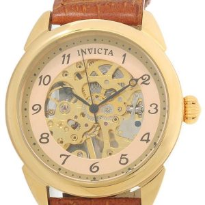 Invicta Herrklocka 17188 Specialty Roséguldstonad/Läder Ø42 mm