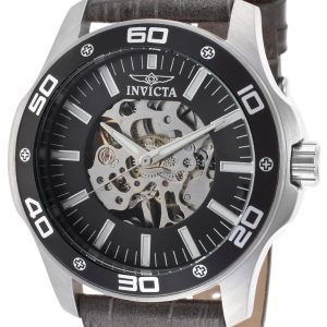 Invicta Herrklocka 17258 Specialty Svart/Läder Ø45 mm