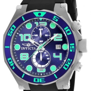 Invicta Herrklocka 17813 Pro Diver Blå/Gummi Ø50 mm