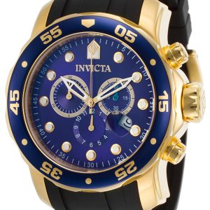 Invicta Herrklocka 17882 Pro Diver Blå/Gulguldtonat stål Ø48 mm