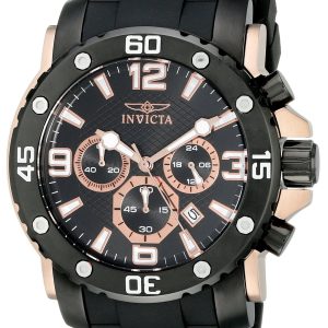 Invicta Herrklocka 18167 Pro Diver Svart/Gummi Ø46 mm