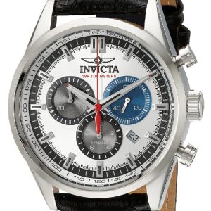 Invicta Herrklocka 18565 I-Force Silverfärgad/Läder Ø42 mm