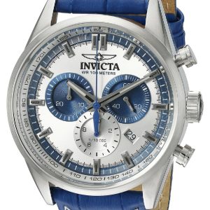 Invicta Herrklocka 18566 I-Force Silverfärgad/Läder Ø42 mm