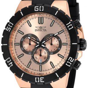 Invicta Herrklocka 19198 Pro Diver Roséguldstonad/Gummi Ø54 mm