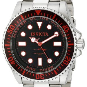 Invicta Herrklocka 20121 Pro Diver Svart/Stål Ø43 mm