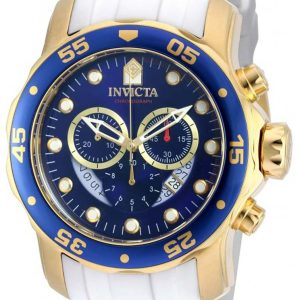 Invicta Herrklocka 20288 Pro Diver Blå/Gulguldtonat stål Ø48 mm