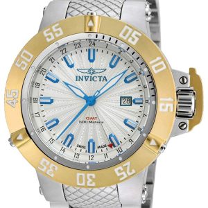 Invicta Herrklocka 21729 Subaqua Silverfärgad/Stål Ø50 mm