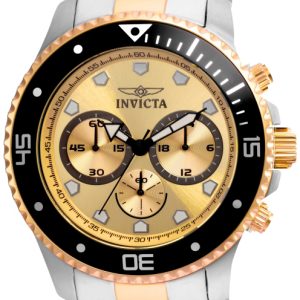 Invicta Herrklocka 21790 Pro Diver Gulguldstonad/Gulguldtonat stål