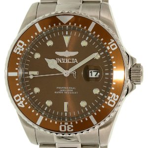 Invicta Herrklocka 22049 Pro Diver Brun/Stål Ø43 mm