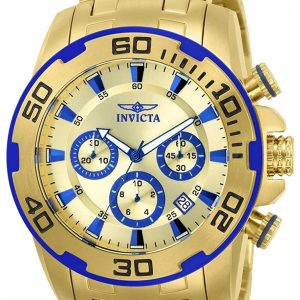 Invicta Herrklocka 22320 Pro Diver Gulguldstonad/Gulguldtonat stål