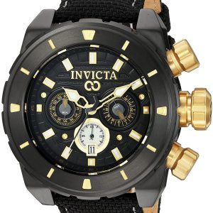 Invicta Herrklocka 22334 Corduba Svart/Läder Ø50 mm