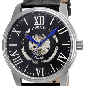 Invicta Herrklocka 22600 Svart/Läder Ø42 mm