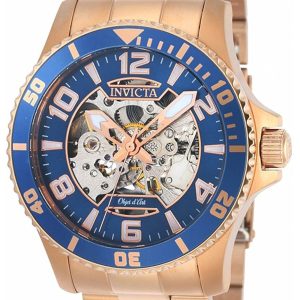 Invicta Herrklocka 22605 Blå/Roséguldstonat stål Ø42 mm