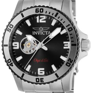 Invicta Herrklocka 22624 Svart/Stål Ø43 mm