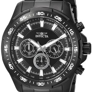 Invicta Herrklocka 22785 Speedway Svart/Stål Ø48 mm