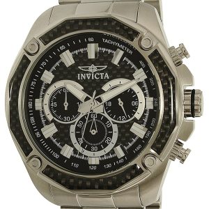 Invicta Herrklocka 22803 Aviator Svart/Stål Ø49 mm