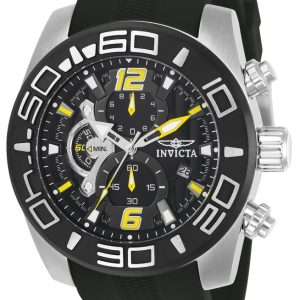 Invicta Herrklocka 22809 Pro Diver Svart/Gummi Ø50 mm