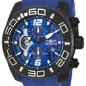 Invicta Herrklocka 22812 Pro Diver Blå/Gummi Ø50 mm