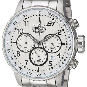 Invicta Herrklocka 23078 S1 Vit/Stål Ø49 mm