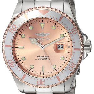 Invicta Herrklocka 23398 Pro Diver Roséguldstonad/Stål Ø43 mm