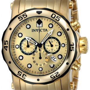 Invicta Herrklocka 23670 Pro Diver Gulguldstonad/Gulguldtonat stål