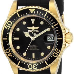 Invicta Herrklocka 23681 Svart/Gummi Ø45 mm