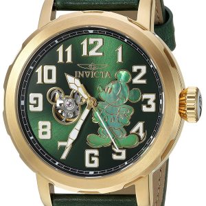 Invicta Herrklocka 23795 Grön/Läder Ø50 mm