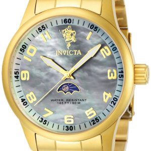 Invicta Herrklocka 23827 Sea Base Grå/Gulguldtonat stål Ø44 mm