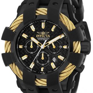 Invicta Herrklocka 23866 Bolt Svart/Gummi Ø48 mm