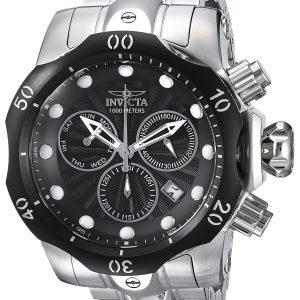 Invicta Herrklocka 23888 Venom Svart/Stål Ø52 mm