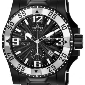 Invicta Herrklocka 23907 Excursion Svart/Stål Ø50 mm