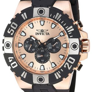 Invicta Herrklocka 23972 Pro Diver Roséguldstonad/Gummi Ø50 mm