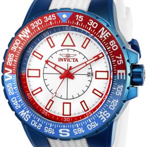 Invicta Herrklocka 23997 Aviator Vit/Gummi Ø52 mm