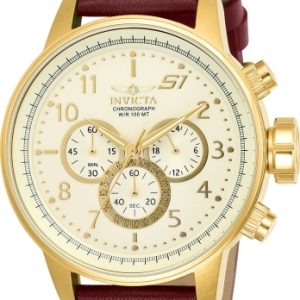 Invicta Herrklocka 24084 S1 Rally Antikvit/Läder Ø48 mm