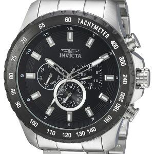 Invicta Herrklocka 24210 Speedway Svart/Stål Ø48 mm