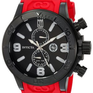 Invicta Herrklocka 24302 Jason Taylor Svart/Stål Ø52 mm