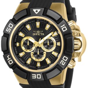 Invicta Herrklocka 24388 Force Svart/Gummi Ø52 mm