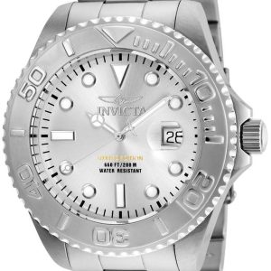 Invicta Herrklocka 24621 Pro Diver Silverfärgad/Stål Ø47 mm