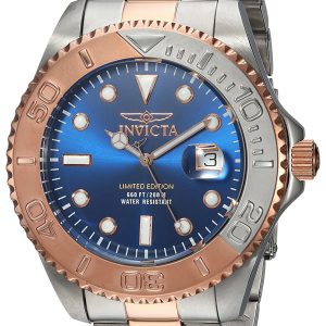 Invicta Herrklocka 24626 Pro Diver Blå/Roséguldstonat stål Ø47 mm