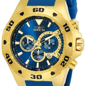 Invicta Herrklocka 24681 Pro Diver Blå/Gulguldtonat stål Ø52 mm