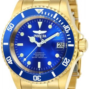 Invicta Herrklocka 24763 Pro Diver Blå/Gulguldtonat stål Ø40 mm