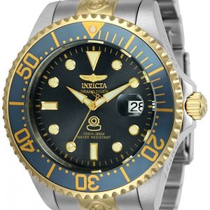 Invicta Herrklocka 24767 Pro Diver Svart/Gulguldtonat stål Ø47 mm