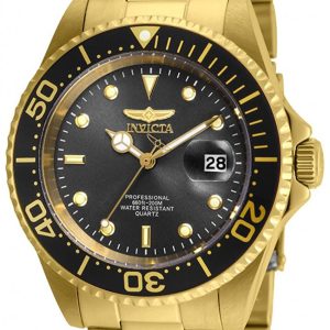 Invicta Herrklocka 24949 Pro Diver Grå/Gulguldtonat stål Ø40 mm