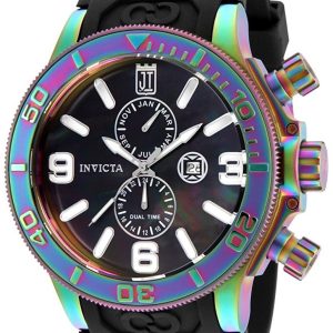 Invicta Herrklocka 25189 Jason Taylor Svart/Stål Ø52 mm