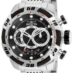 Invicta Herrklocka 25478 Speedway Svart/Stål Ø50 mm