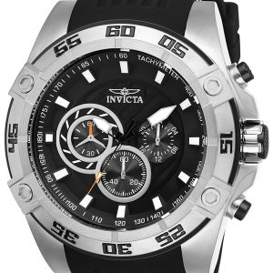 Invicta Herrklocka 25505 Speedway Svart/Stål Ø52 mm