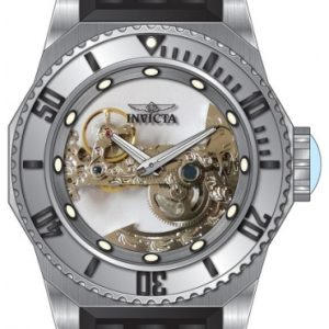 Invicta Herrklocka 25611 Grå/Gummi Ø52 mm